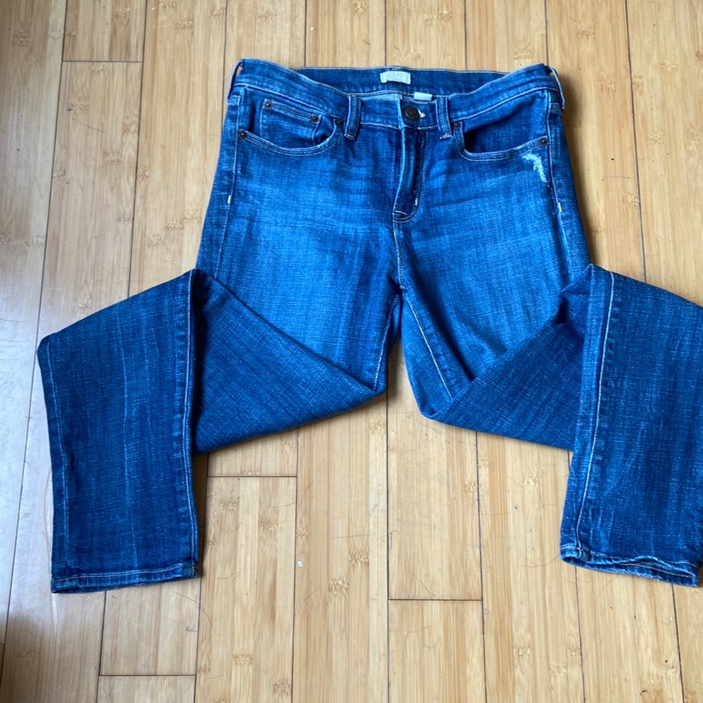J. Crew distressed jeans